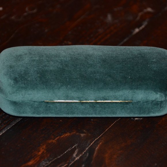 RARE AUTHENTIC GUCCI GREEN VELVET SUNGLASSES  EYEGLASSES GG CASE BOX CLOTH COVER - Picture 5 of 5